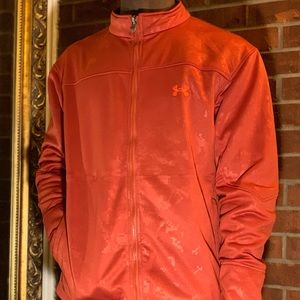 Clean orange UNDER ARMOR zip up